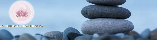Stacked zen stones with lotus logo - Holistic Health Directory South Africa