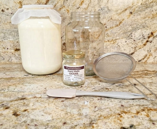 Milk Kefir Starter Kit with Fresh Kefir Grains